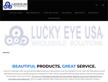 Tablet Screenshot of luckyeyeusa.com